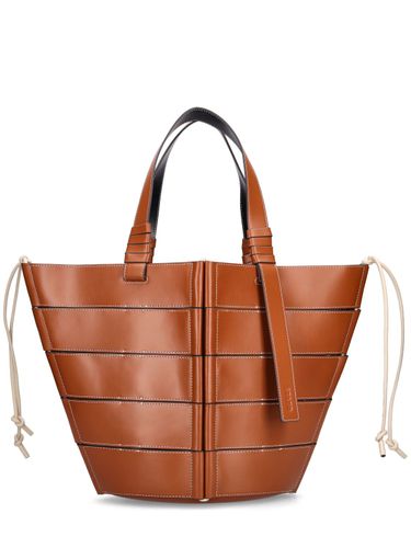 Bolso Tote Diamond De Piel - STAUD - Modalova