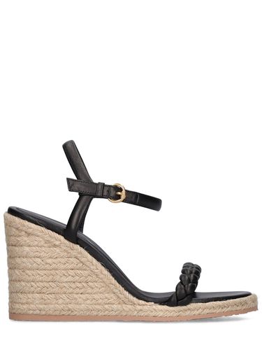 Mm Cruz Leather Espadrille Wedges - GIANVITO ROSSI - Modalova