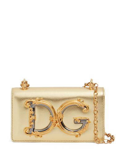 Mini Dg Girl Leather Shoulder Bag - DOLCE & GABBANA - Modalova