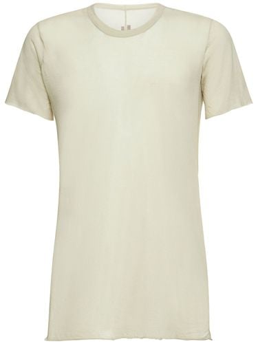 Unstable Basic Cotton T-shirt - RICK OWENS - Modalova