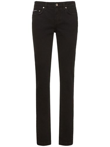 Mid Rise Denim Skinny Jeans - DOLCE & GABBANA - Modalova