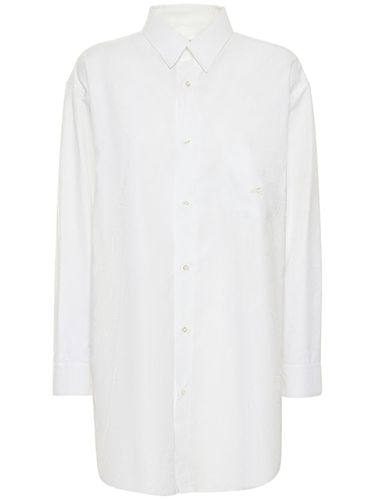 Cotton Poplin Oversized Shirt - ETRO - Modalova