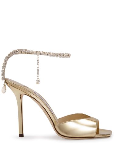 Mm Saeda Metallic Leather Sandals - JIMMY CHOO - Modalova