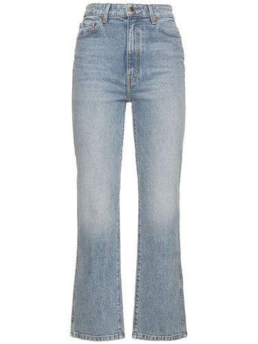 Abigail Straight Cotton Denim Jeans - KHAITE - Modalova