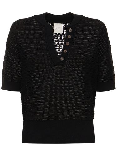 Callie Boxy Knit Polo - VARLEY - Modalova