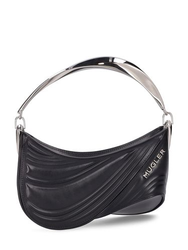 Mini Embossed Leather Spiral Curve Bag - MUGLER - Modalova