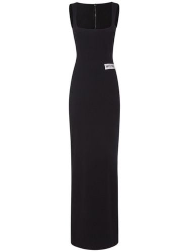 Punto Milano Jersey Long Dress - DOLCE & GABBANA - Modalova