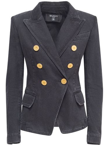 Co Denim Six Button Blazer - BALMAIN - Modalova