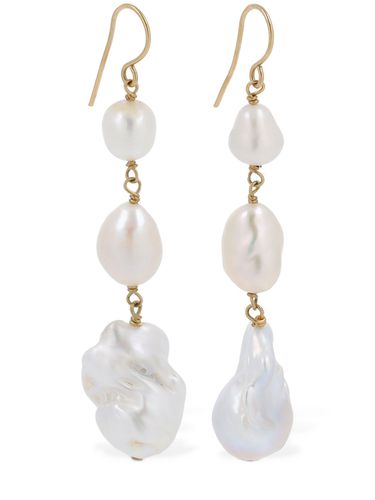 Grainy 2 Drop Earrings - JIL SANDER - Modalova