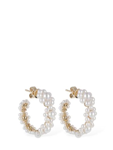 Kt Jardin Boucle Hoop Earrings - SOPHIE BILLE BRAHE - Modalova