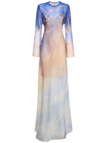 Tama Printed Silk Long Dress - ZIMMERMANN - Modalova