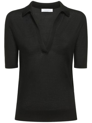 Frank Cashmere & Silk Knit Polo Sweater - GABRIELA HEARST - Modalova