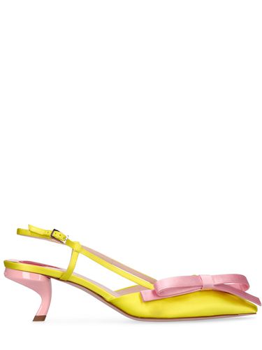 Mm Virgule Bow Satin Pumps - ROGER VIVIER - Modalova