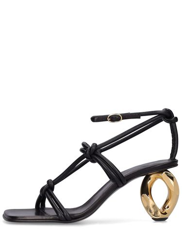 Mm Leather Chain Heel Sandals - JW ANDERSON - Modalova