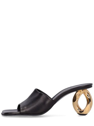 Mm Chain Heel Leather Mule Sandals - JW ANDERSON - Modalova