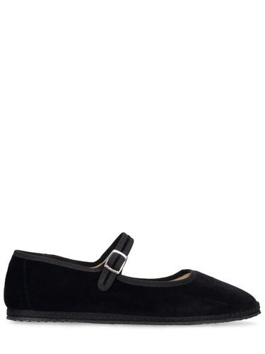 Mm Mary Jane Nero Velvet Slippers - VIBI VENEZIA - Modalova