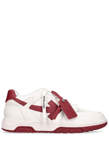 Out Of Office Leather Low Top Sneakers - OFF-WHITE - Modalova