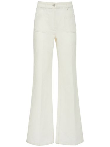 Danbeth Linen & Cotton Wide Pants - LORO PIANA - Modalova