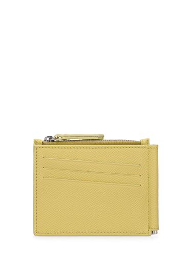 Grained Leather Wallet - MAISON MARGIELA - Modalova