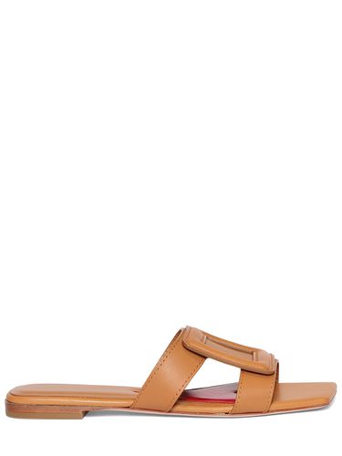 Mm Covered Buckle Leather Mules - ROGER VIVIER - Modalova