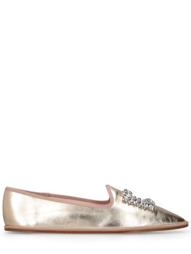 Mm Friulane Leather & Silk Loafers - ROGER VIVIER - Modalova