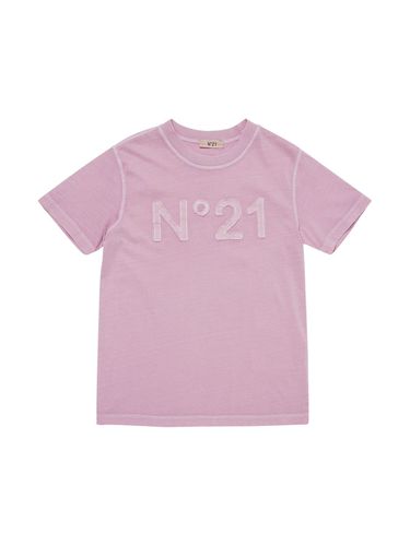 Camiseta De Algodón Con Parche - N°21 - Modalova