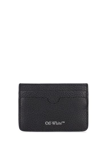 Binder Leather Card Holder - OFF-WHITE - Modalova