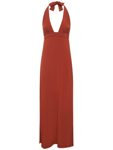 Fluid Viscose Jersey Long Dress - MAX MARA - Modalova