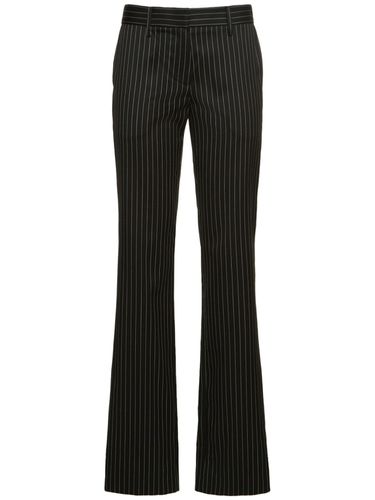 Striped Twill Low Rise Pants - MAGDA BUTRYM - Modalova