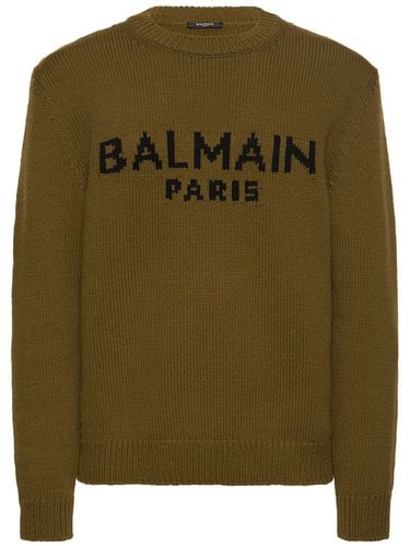 Logo Crewneck Sweater - BALMAIN - Modalova