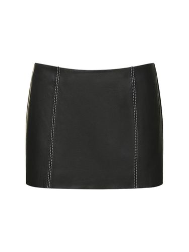 Veda Veranda Low Rise Leather Mini Skirt - REFORMATION - Modalova