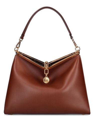 Large Vela Leather Shoulder Bag - ETRO - Modalova