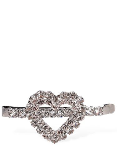 Crystal Heart Hair Clip - ROGER VIVIER - Modalova