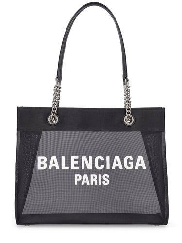 Medium Duty Free Leather & Mesh Tote - BALENCIAGA - Modalova