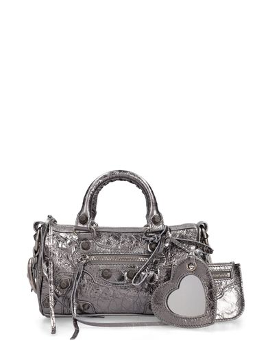 Mini Le Cagole Leather Duffle Bag - BALENCIAGA - Modalova