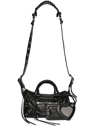 Mini Le Cagole Leather Duffle Bag - BALENCIAGA - Modalova