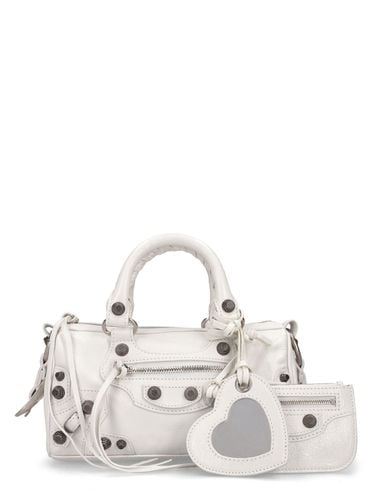 Mini Le Cagole Leather Duffle Bag - BALENCIAGA - Modalova