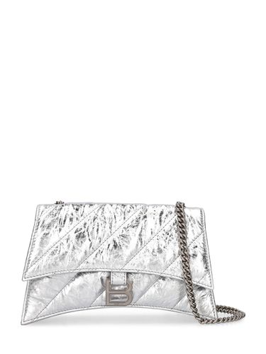 Crush Xs Metallized Leather Chain Bag - BALENCIAGA - Modalova