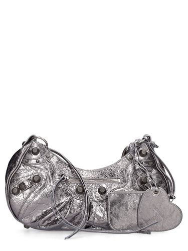 Small Le Cagole Leather Shoulder Bag - BALENCIAGA - Modalova