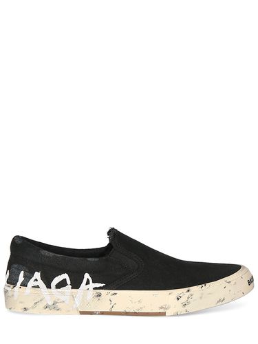 Mm Paris Cotton Slip-on Sneakers - BALENCIAGA - Modalova