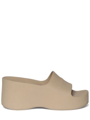 Mm Chunky Wedge Rubber Sandals - BALENCIAGA - Modalova