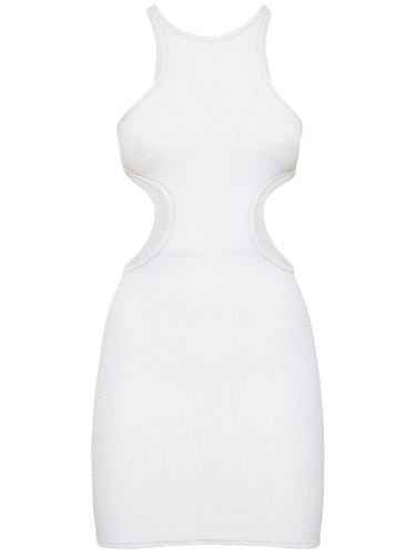 Ele Cut Out Crinkle Stretch Mini Dress - REINA OLGA - Modalova