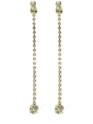 Crystal Strand Drop Earrings - MAGDA BUTRYM - Modalova