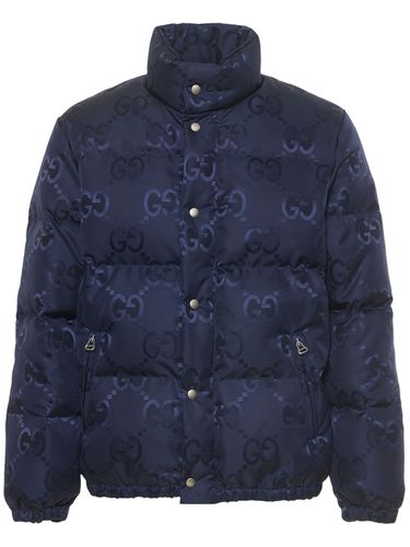 Jumbo Gg Canvas Down Jacket - GUCCI - Modalova