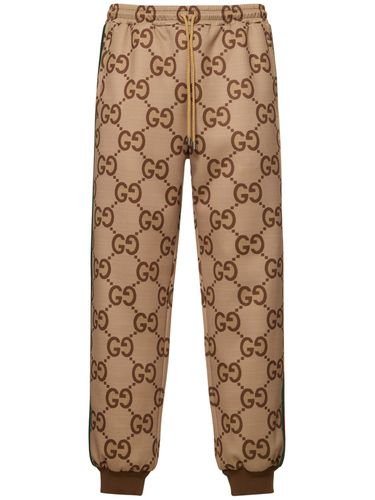 Gg Printed Tech Jogging Sweatpants - GUCCI - Modalova