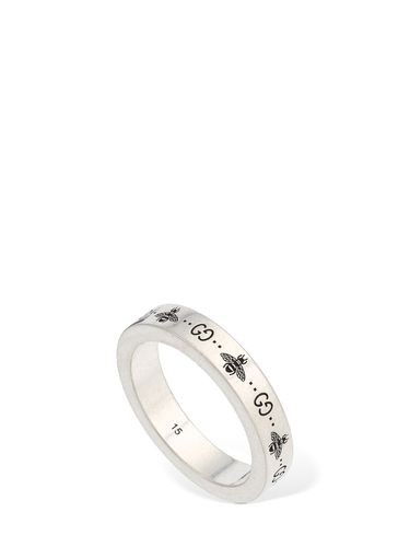 Gucci Signature Silver Ring - GUCCI - Modalova