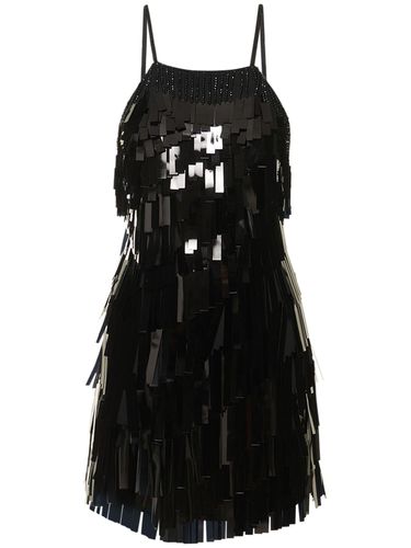 Crystal & Sequin Embellished Mini Dress - THE ATTICO - Modalova