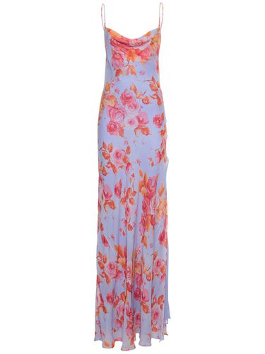 Isabelle Printed Georgette Long Dress - THE ANDAMANE - Modalova