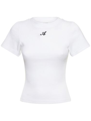 Script A Cotton T-shirt - AXEL ARIGATO - Modalova