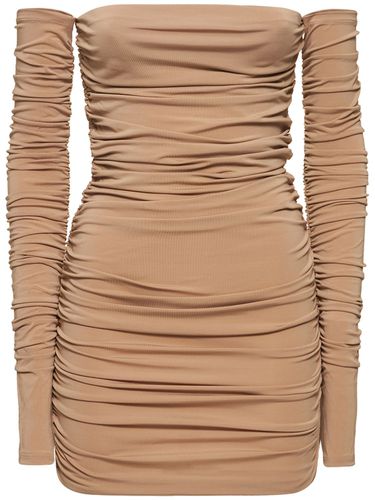 Linda Viscose Jersey Crepe Mini Dress - THE ANDAMANE - Modalova